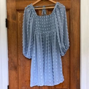 Listicle Swiss Babydoll Dress
